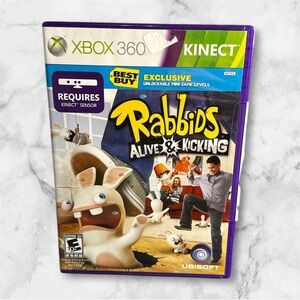 XBOX 360 Kinect Rabbids Alive & kicking game